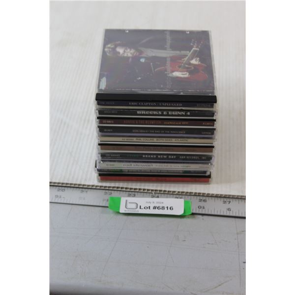 (10) CD's - Rod Stewart, Brooks & Dunn