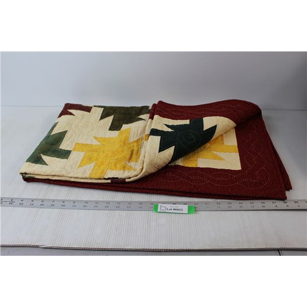 Handmade Quilt - 62" x 52"