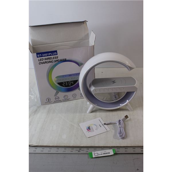 Led Wireless Charging Speaker - NIB