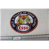 Image 1 : Esso Tin Sign - 12" Diameter
