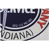 Image 2 : Standard Oil Company Indiana Tin Sign - 12" Diameter
