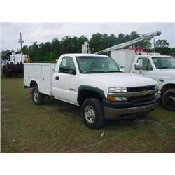 2001 CHEVROLET 2500 HD MECHANICS TRUCK