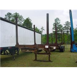 1990 BIG JOHN 4 BOLSTER LOG TRAILER