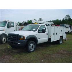 (UNUSED) 2006 FORD F550 SUPER DUTY SERVICE TRUCK