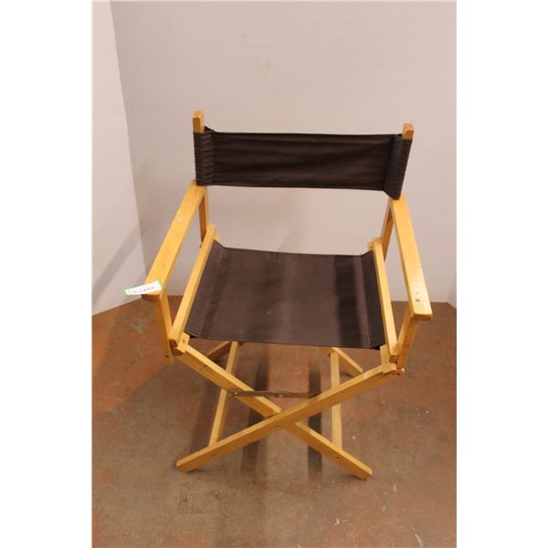 *Folding Wooden Director's Chair