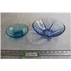 Image 1 : Blue Glass Bowl and Candy Dish