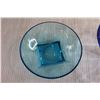 Image 2 : Blue Glass Bowl and Candy Dish