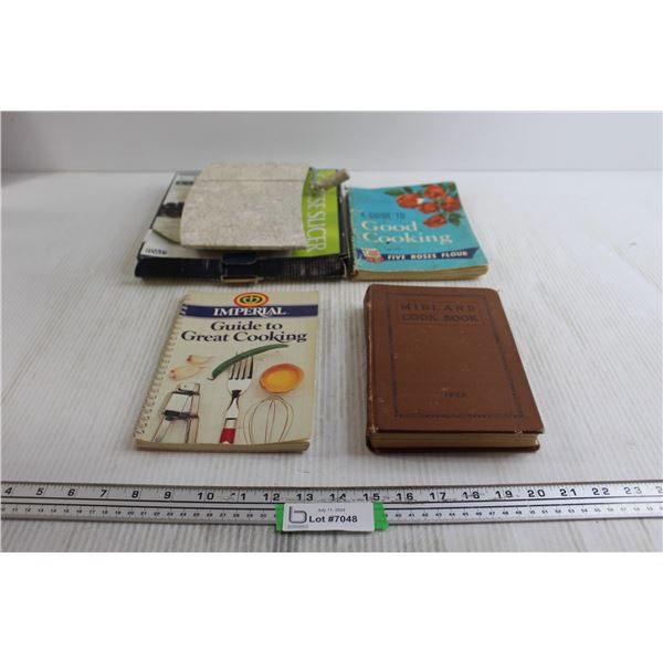 (3) Vintage Cookbooks, Cheese Slicer