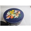 Image 4 : (3) Floral Tins