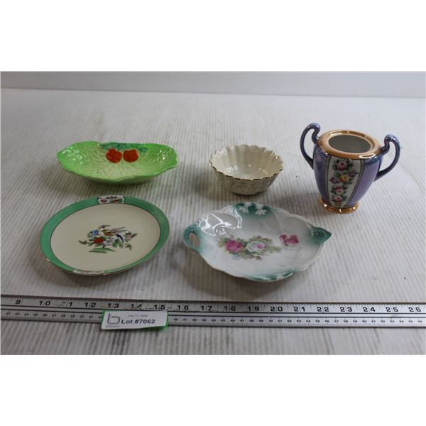 Lenox Sugar Bowl, Midwinter Burslem Candy Dish, Assorted Kitchenware