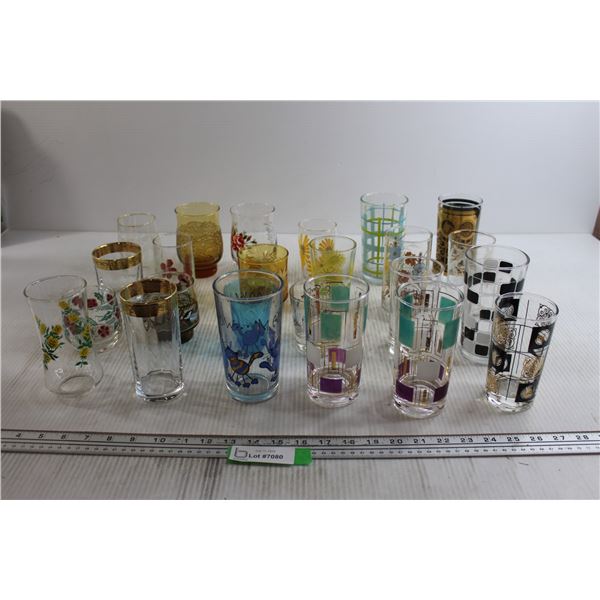 (24) Assorted Glasses