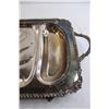 Image 3 : Divided Silverplate Tray - Missing Leg