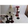 Image 6 : Assorted Candleholders, Pins, Misc