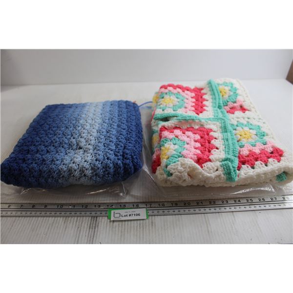 (2) Crochet Blankets
