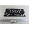 Image 1 : 1957 Chevrolet Decorative License Plate
