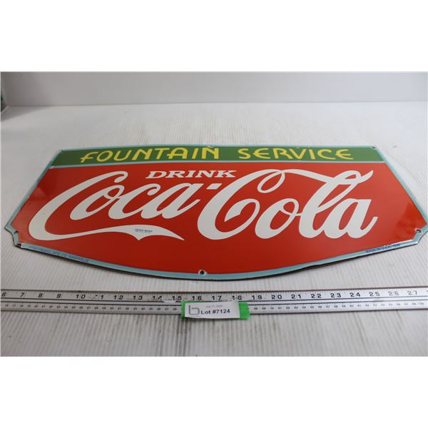 Coca-Cola Sign - 27" x 14"