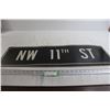Image 1 : NW 11th St/S Main St Sign - 30" x 9"