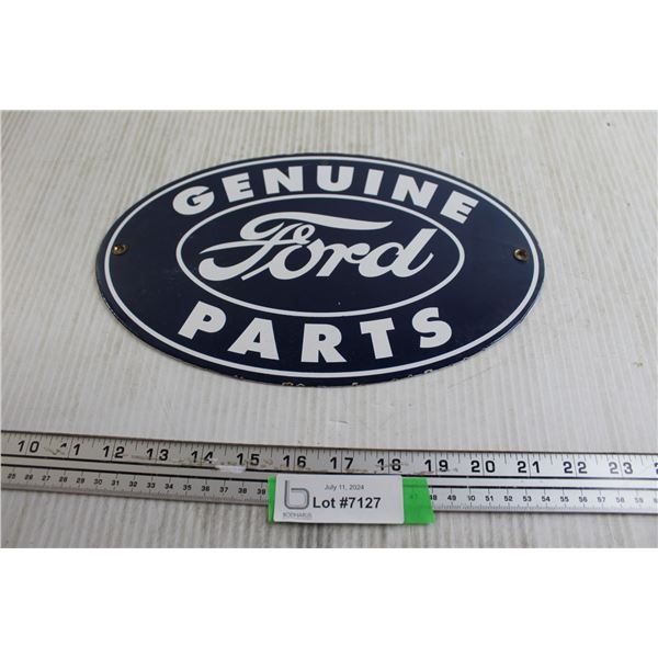 Genuine Ford Parts Sign - 11 3/4" x 7 1/2"