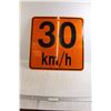 Image 1 : 30km/h Sign - 23 1/2" x 23 1/2"