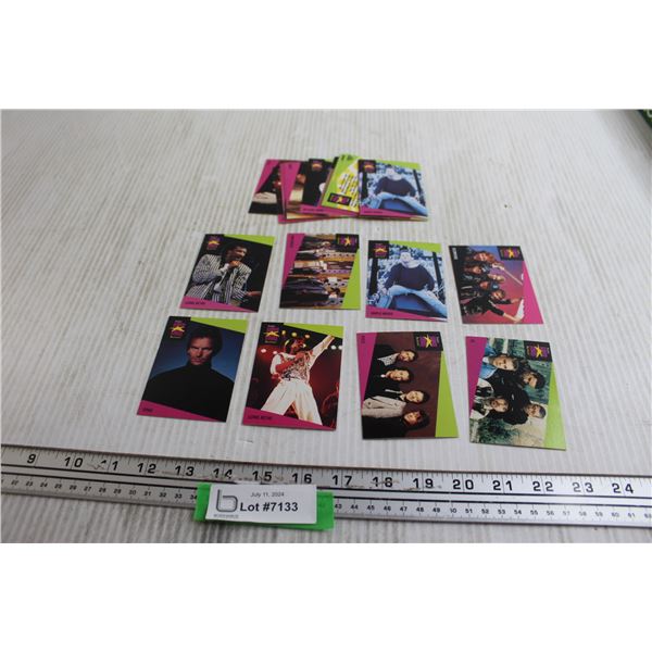 Deck of Pro Set Superstars Music Cards