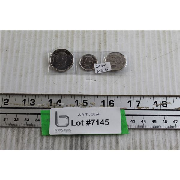 (3) 2024 King Charles III Coins