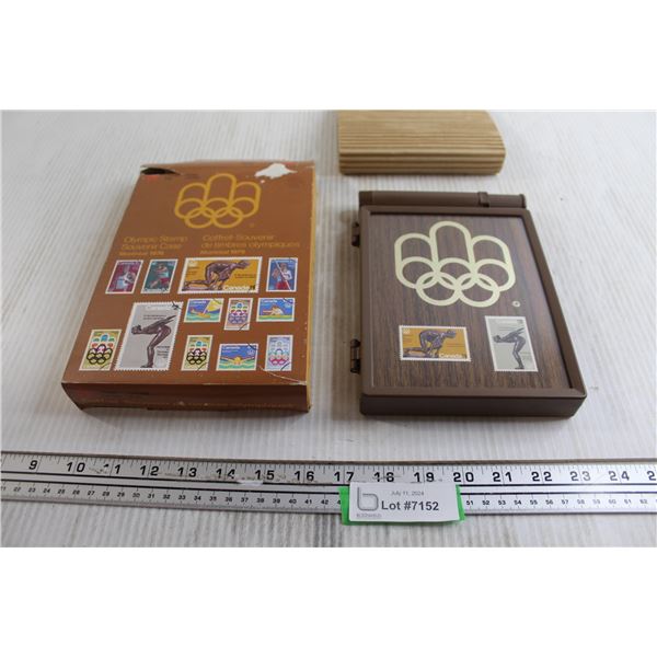 Olympic Stamp Souvenir Case Montreal 1976