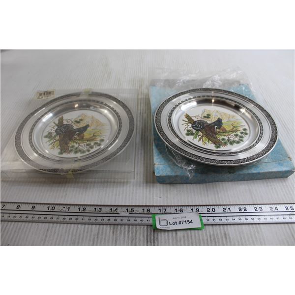 (2) Decorative Bird Plates