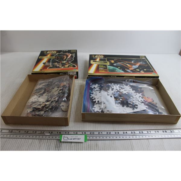 (2) Star Wars Episode I Puzzles - As Is