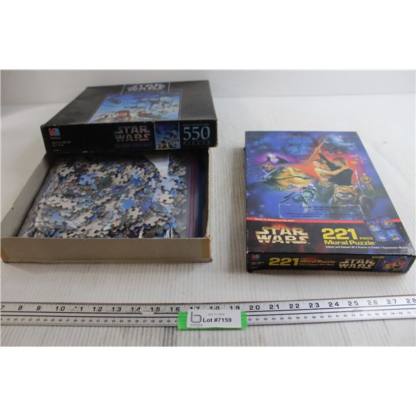 (2) Star Wars Puzzles - (1) Sealed, (1) As Is