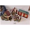 Image 4 : Christmas Display Village Set (8 Buildings)