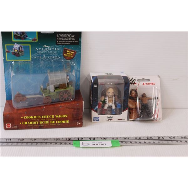 WWE Action Figures & Disney Atlantis Set - NIB