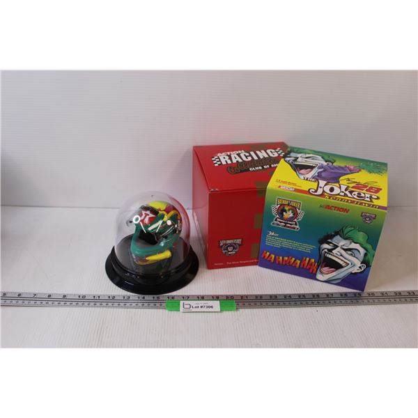 Kenny Irwin NASCAR Joker Helmet (1/3 Scale) - NIB (Taken out for Pictures)