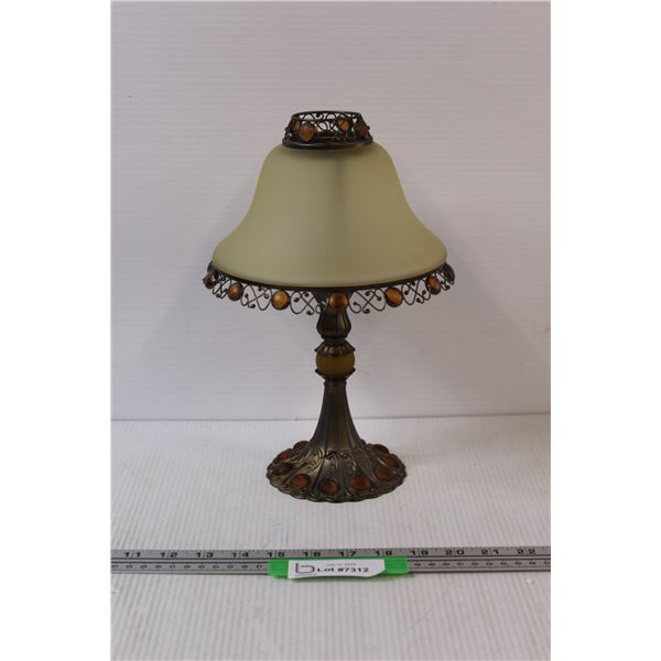 Partylite Candle Holder Lamp - 12"x8"
