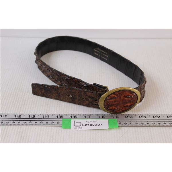 Koorana Genuine Crocodile Belt & Buckle - Made in Australia
