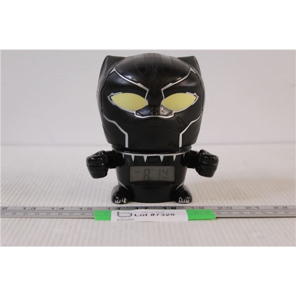 Marvel Black Panther Alarm Clock - Powers On, As Is