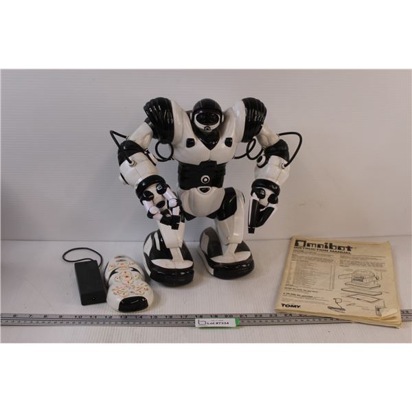 Omnibot w/Remote & Manual - Untested, As Is