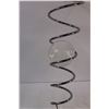 Image 2 : Spinning Spiral & Globe Decor - 25" tall - Works