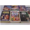 Image 3 : (7) Disney VHS: Aladdin, Aristocats, Pocahontas, Snow White, Misc