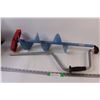 Image 1 : Normark Hand Crank Ice Auger - Ice Fishing