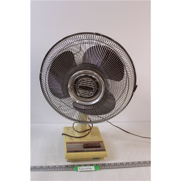 Vintage Crown Desk Fan - Works