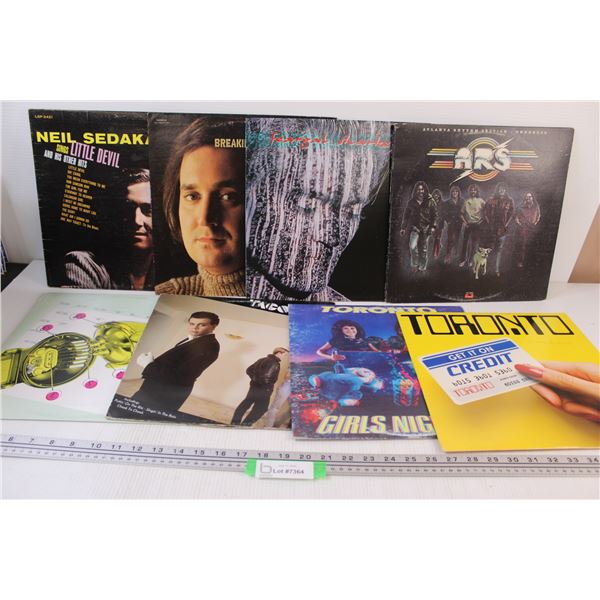 (8) Records: Neil Sedaka, Toronto, ARS, Misc