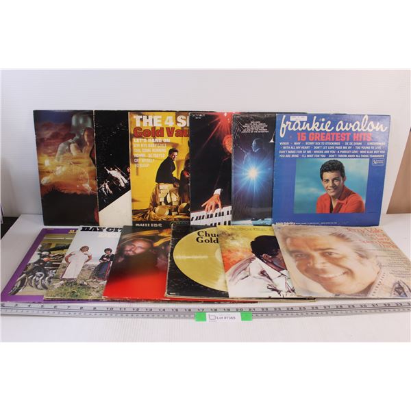 (12) Records: Frankie Avalon, Bay City Rollers, James Brown, Misc