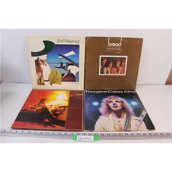 (4) Records: Eric Clapton, Bad Company, Frampton, Bread