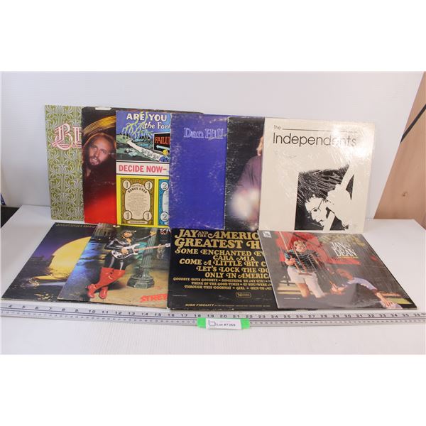 (10) Records: Bee Gees, Jackson Brown, Rick James, Dan Hill, Misc