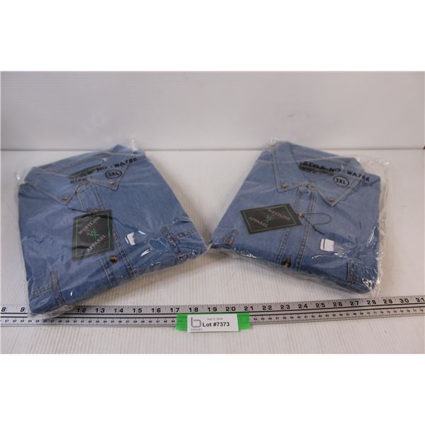 (2) Westline Men's Work Shirts - Size XXXL - New