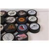 Image 3 : (18) Various Team Hockey Pucks