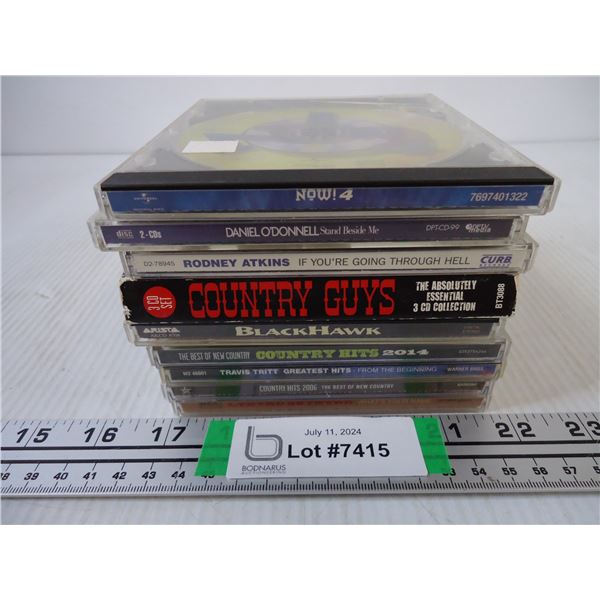 (10) CD's-Lynyrd Skynyrd, Country Hits, Travis Tritt, Blackhawk and more
