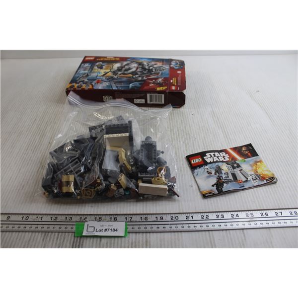 Assorted LEGO Pieces with Mismatched Box and Instructions - As Is