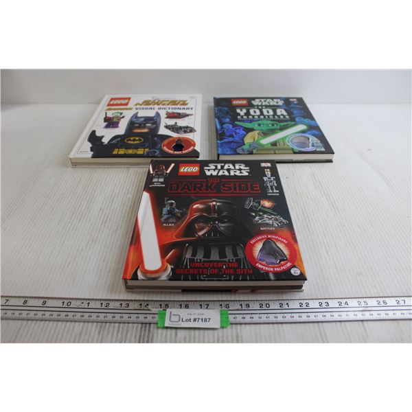 (3) LEGO Guides - Star Wars, DC Universe - No Minifigures