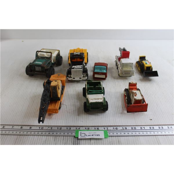 (8) Assorted Toy Cars